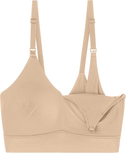 Bliss Nursing Bralette - Ultra-Soft Maternity Bra - Black in Saudi Arabia