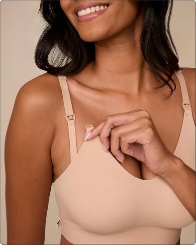 Bliss Nursing Bralette - Ultra-Soft Maternity Bra - Black in Saudi Arabia