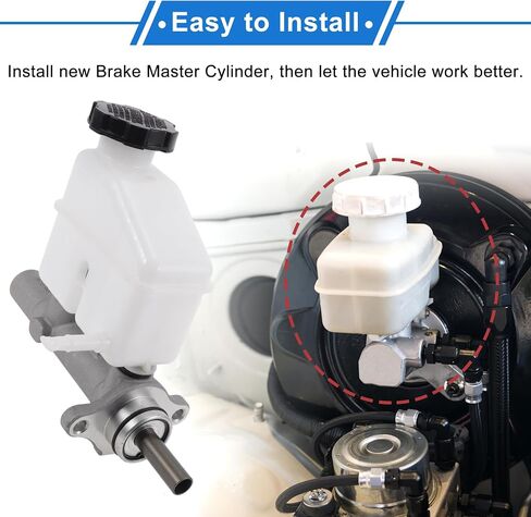 أسطوانة Master Brake مع الخزان رقم 585102L300/M630674 لـ HYUNDAI ELANTRA 2009-2012 سبيكة أسطوانة ماجستير هيدروليكية ، البلاستيك 1 PC in Saudi Arabia