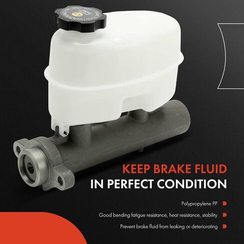 A -Premium Brake Master Cylinder مع خزان ومستشعر متوافق مع سيارات شيفروليه و GMC - Express 1500 ، Savana 1500 ، 2008 in Saudi Arabia