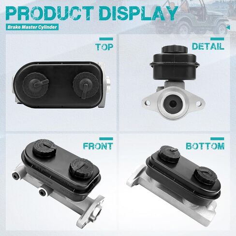 M98894 Brake Master Cylinder مع الخزان متوافق مع Dodge B100 ، B150 ، B200 ، B250 ، B300 ، D100 ، D150 ، D200 ، RAMCARGER ، W100 ، W150 و PLYMOUTH PB150 ، PB200 ، PB250 ، Trailduster in Saudi Arabia