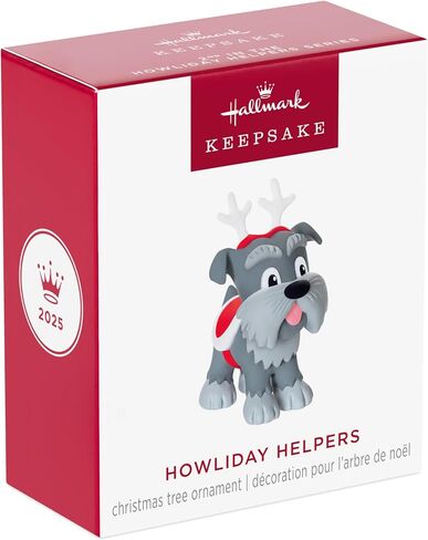 Hallmark Keepsake 1.25" Mini Christmas Ornament 2025, Howliday Helpers, Gifts for Dog Lovers in Saudi Arabia