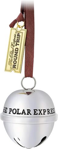 Hallmark Themkake Christmas Ornament 2025 ، The Polar Express Santa's Sleigh Bell 2025 ، Metal ، Hishaf Movie Gifts in Kuwait