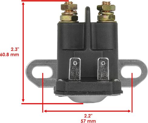 Caltric Starter Relay Solenoid Compatible with John Deere LT150 LT155 LT160 LT170 LT180 LTR155 in Saudi Arabia
