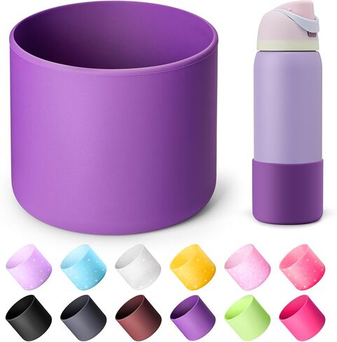 Silicone Boot for Owala 24oz FreeSip & Flip, Raised Height Sleeve, Pink in Saudi Arabia