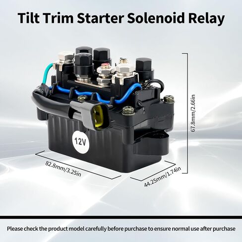 63P-81950-00-00 Tilt Trim Starter Solenoid Relay Compatible for Yamaha F150 & F250 F-40HP 50HP 60HP 75HP 90HP 115HP 150HP 200HP 225HP 250HP Trim Relay for Outboard 4 Stroke Engines in Saudi Arabia