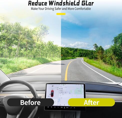Tesla Dashboard Cover for Model 3 Model Y 2017-2023, Flannel Dash Cover with Silicone Anti-Slip, Tesla Accessories Interior for Model 3/Y 2017-2020 2021 2022 2023 in Saudi Arabia