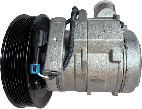 OEM for Freightliner Cascadia Denso A/C Air Conditioning Compressor 22-75520-000 22-65771-001 471-3442 Fits all Cascadias with DD13 DD15 DD16 engines Made in Japan in Saudi Arabia