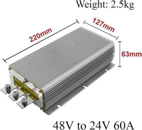 36VDC 48VDC تحويل 24VDC 60A 80A 100A 125A خطوة الجهد أسفل المنظم 80AMP 125AMPS محول 48V إلى 24V (48V إلى 24V 100A) in Saudi Arabia