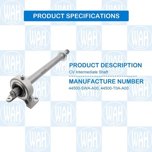 CV Intermediate Shaft Compatible with Honda CR-V 2007 2008 2009 2010 2011 2012 2013 2014 Axle Half Shaft Assembly 44500-SWA-A00 44500-T0A-A00 in Saudi Arabia