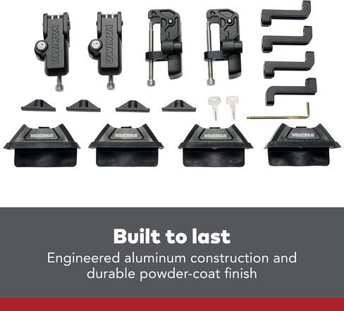 YAKIMA BedRock HD Low Profile Heavy Duty Truck Bed Rack Towers (Set of 4), 300 Pound On-Road Capacity, 180 Off-Road Capacity, Black in Saudi Arabia