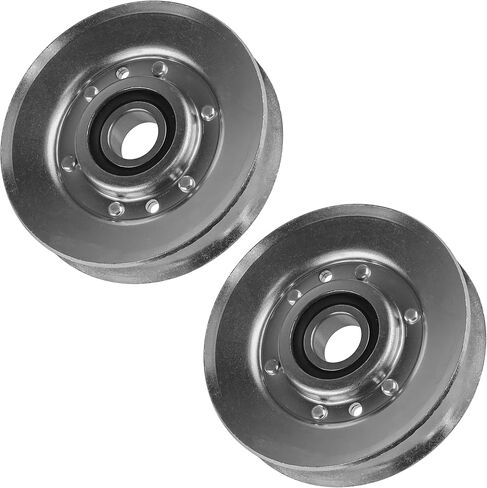 Caltric 2 V-Idler Pulley متوافق مع John Deere 325 335 345 GX255 GX325 GX345 GX355 AM118447 in Saudi Arabia