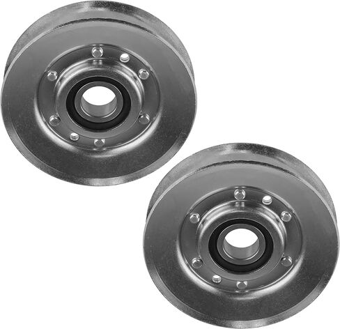 Caltric 2 V-Idler Pulley متوافق مع John Deere 325 335 345 GX255 GX325 GX345 GX355 AM118447 in Saudi Arabia