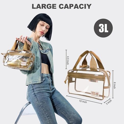 حقيبة يد خشنة بما فيه الكفاية للاستاد للنساء، مناسبة للحفلات الموسيقية، لمحبي الرياضة، أنيقة وجذابة in Kuwait