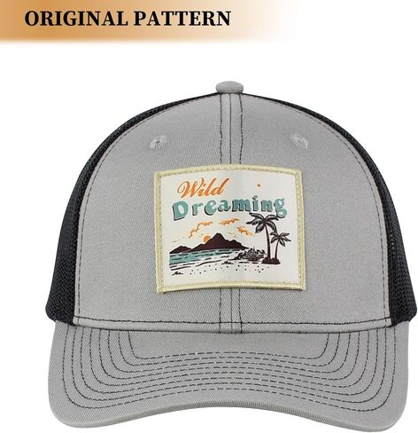 WOLFHUNT قبعة سائق الشاحنة الرجال النساء قبعة بيسبول 6-لوحة Ballcap قبعة Snapback قابلة للتعديل شبكة الظهر، مثالية للمناسبات غير الرسمية والخارجية in Kuwait