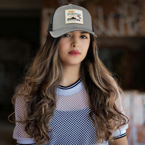 WOLFHUNT قبعة سائق الشاحنة الرجال النساء قبعة بيسبول 6-لوحة Ballcap قبعة Snapback قابلة للتعديل شبكة الظهر، مثالية للمناسبات غير الرسمية والخارجية in Kuwait