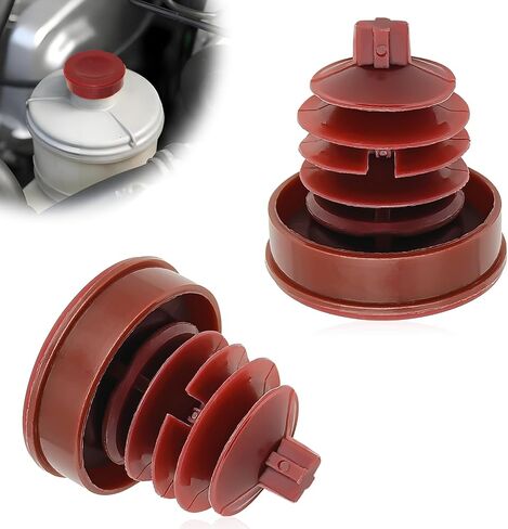 2pcs استبدال غطاء التوجيه الهيدروليكي 53697-SB3-952 متوافق مع Honda لغطاء غطاء الخزان الأحمر Acura الهيدروليكي in Saudi Arabia