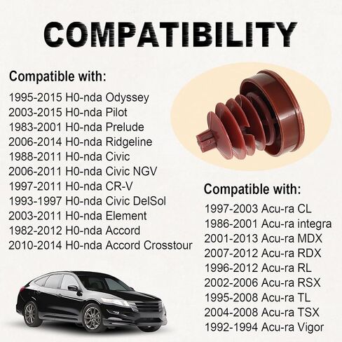 2pcs استبدال غطاء التوجيه الهيدروليكي 53697-SB3-952 متوافق مع Honda لغطاء غطاء الخزان الأحمر Acura الهيدروليكي in Saudi Arabia