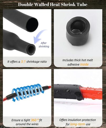 502 PCS DT Deutsch Connector Kit - 2/3/4/6/8/12 Pin Waterproof Connectors with 145 Pairs 16# Solid Terminal Contacts, Crimping Tool (14-20AWG)& Removal Tool for Cars Motorcycle Boat in Saudi Arabia