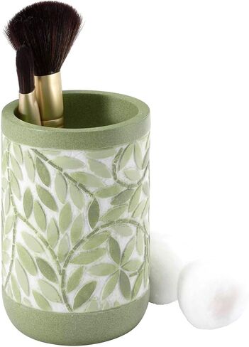 Avanti Linens Accessories Bathroom Essentials, Jar, Green in Saudi Arabia