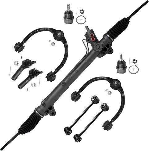 Detroit Axle-Rack and Pinion Kit for 2005-2010 Grand Cherokee 2006-2010 Commander Power Steering Rack and Pinion Front Upper Control Ball Moints Stown Bars Rods Outer Tie Rods in Saudi Arabia