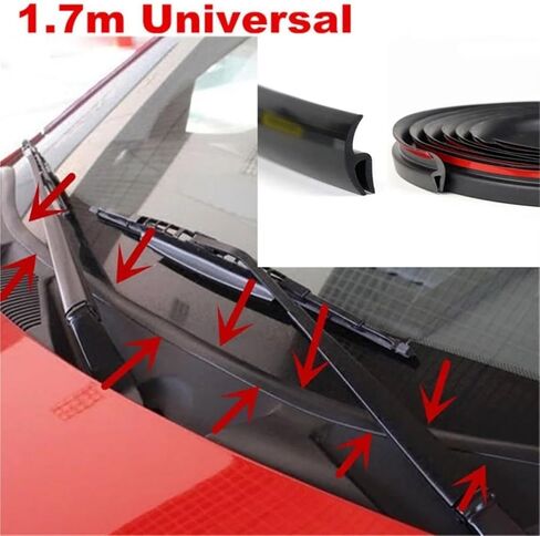 1.7m Car Windshield Panel Moulding Seal Strip Sticker in Saudi Arabia