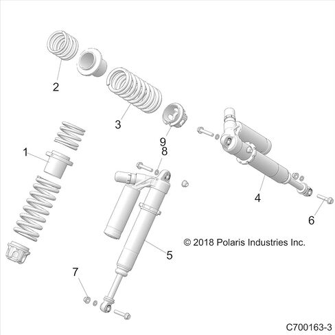 Polaris RZR Front Front ، Tender ، Part Part 7045141-385 ، Qty 1 in Saudi Arabia