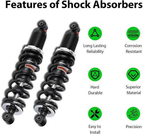 Front Left Right Shocks Set Compatible with 2009-2023 Polaris Sportsman 550/XP 550/X2 550, 2009-2023 Sportsman 850/XP 850/850 Sportsman 1000 XP Hunter 7043464 2 pack in Saudi Arabia
