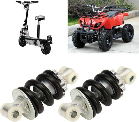 2pcs 100mm Shock Absorber 1500lbs Spring Shocks Struts Damper for Mini Moto ATV Pocket Bike Scooter,ATV brakes and suspension in Saudi Arabia