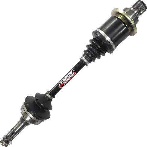 Demon Powersports Rear Left Heavy Duty Axle (2006-09) (2011-2013) Yamaha Rhino 450/660/700, Dual Heat Treated High Strength, Wider Angles OEM: 5UG-F531H-21-00, 5B4-F531H-00-00 in Saudi Arabia