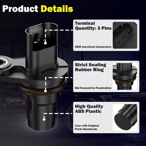 Camshaft Position Sensor Compatible with BMW 128i 135i 325i 328i 330i 335i 528i 535i 550i 650i 750i 13627525014,13627546660,13627558518 in Saudi Arabia