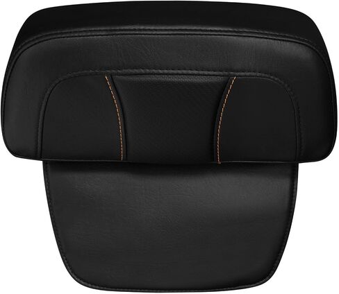 HR3 Backrest Pad لـ Razor & Tourback Packer المغطاة مع 2014-Later Harley Touring Road King ، Road Glide ، Glide ، Electra Glide ، Tri Glide (Style A ، Black Stitches) in Kuwait