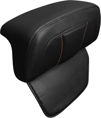 HR3 Backrest Pad لـ Razor & Tourback Packer المغطاة مع 2014-Later Harley Touring Road King ، Road Glide ، Glide ، Electra Glide ، Tri Glide (Style A ، Black Stitches) in Kuwait