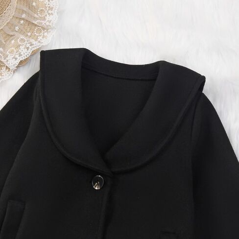 Goodplayer Baby Boy Girl Coat Toddler Pea Coat Fall Winter Jacket Outerwear for Baby Buttons Coat Clothes in Kuwait