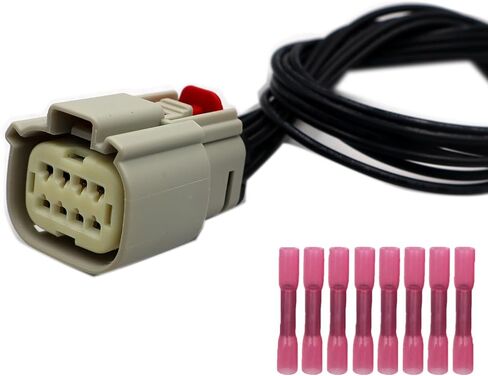 Full LED 8-Wire Headlight Connector Compatible with Dodge Durango SRT 2021-2022 Wiring Pigtail Harness in Saudi Arabia