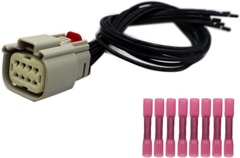 Full LED 8-Wire Headlight Connector Compatible with Dodge Durango SRT 2021-2022 Wiring Pigtail Harness in Saudi Arabia