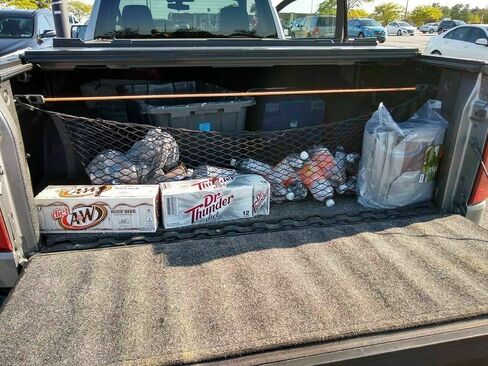 Trunk Bed Organizer Cargo Net for Honda Ridgeline 2006-2025 – Envelope Style Cargo Net for Pickup Truck – Premium Mesh Car Organizer Vehicle Carrier Storage – Compatible with Ridgeline in Saudi Arabia