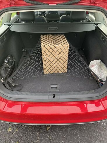 Trunk Organizer Cargo Net for Volkswagen Golf SPORTWAGEN 2010-2020 – Floor Style Cargo Net for SUV - Premium Mesh Car Trunk Organizer Vehicle Carrier Storage - Compatible with VW Golf in Saudi Arabia