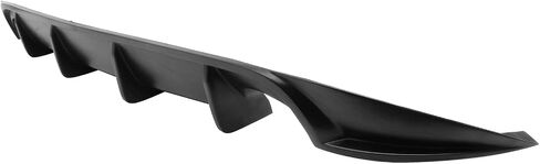 Rear Diffuser Compatible with 2016-2018 Nissan Maxima, Unpainted Black PU Splitter Spoiler Valance Under Lip Body Kit by IKON MOTORSPORTS in Saudi Arabia