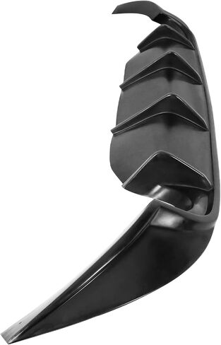 Rear Diffuser Compatible with 2016-2018 Nissan Maxima, Unpainted Black PU Splitter Spoiler Valance Under Lip Body Kit by IKON MOTORSPORTS in Saudi Arabia