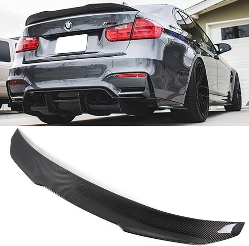 ألياف الكربون عالي الركلات P style Duckbill Spoiler متوافق مع 2013-2018 BMW F30 330i 335i 340i & F80 M3 سيدان in Saudi Arabia