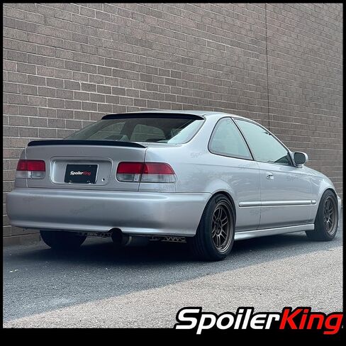 SPOILKERKING WINDOW ROOD SPOILER VISOR (284R) متوافق مع Honda Civic 1996-2000 2 Door Coupe in Saudi Arabia