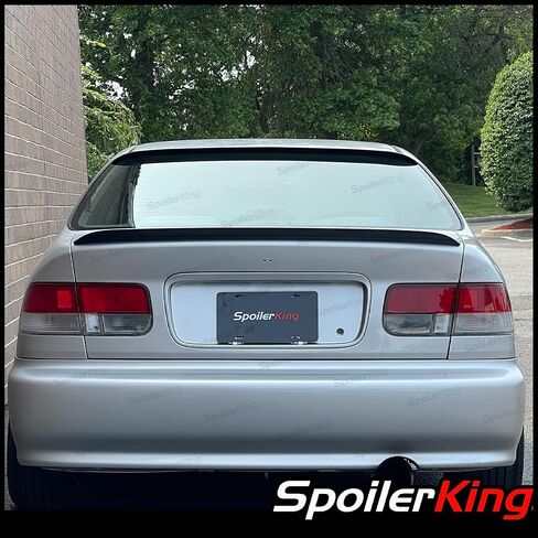 SPOILKERKING WINDOW ROOD SPOILER VISOR (284R) متوافق مع Honda Civic 1996-2000 2 Door Coupe in Saudi Arabia