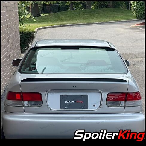 SPOILKERKING WINDOW ROOD SPOILER VISOR (284R) متوافق مع Honda Civic 1996-2000 2 Door Coupe in Saudi Arabia