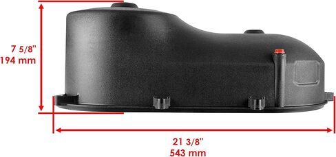 Caltric CVT Belt Belt Cover الخارجي متوافق مع Polaris 2633926 2633261 2633262 5434255-070 in Kuwait