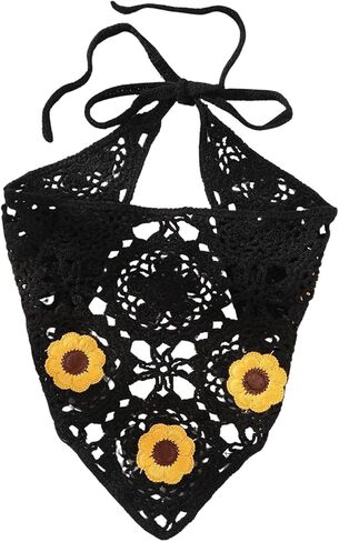 SHENHE Women's Crochet Head Scarf Knitted Tie Hair Bandana Headband Head Kerchief Dark Green One-Size in Saudi Arabia