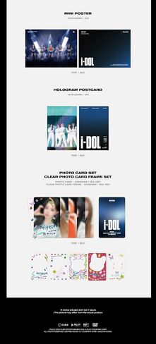 (G) I-DLE WORLD TOUR iDOL in Seoul with Tracking Sealed GIDLE GI-DLE (DVD Version) in Saudi Arabia