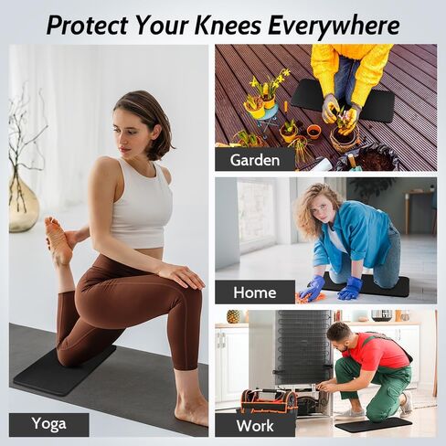 وسادة ركبة لليوجا من جيه بي إم، وسادة ركبة سميكة لليوجا، وسادة ركبة مضادة للانزلاق لليوجا وتمارين الأرضية، وسادة ركبة لليوجا والبيلاتس واللياقة البدنية والتمرين والتخييم (24 بوصة × 10 بوصة × 0.6 بوصة) in Kuwait
