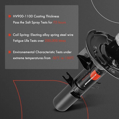 A-Premium Front Pair (2) Strut Shock Absorber Compatible with Nissan Altima 2019-2024 Driver and Passenger Side, FWD in Saudi Arabia