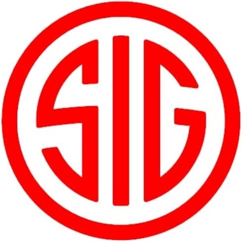 SIG Secal - ألوان متعددة - (2x2 أسود) - ملصق مصد سيارة فينيل ، بندقية ، شاحنة ، نافذة ، دراجة نارية ، خوذة ، مصد ، كمبيوتر محمول in Kuwait